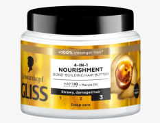 Schwarzkopf GLISS maska na vlasy 4 v 1 Nourishment, 400 ml