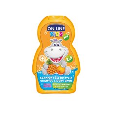 On line kids 2v1 šampon a sprchový gel NEW Exotic 250 ml