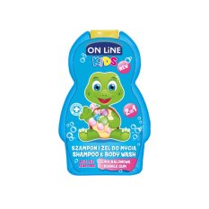 On line kids 2v1 šampon a sprchový gel NEW Bubble gum 250 ml