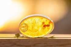 Inselgold Vital s jantarem a rakytníkem, bez palmového oleje a vegan{ Hổ Phách}