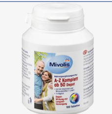 Mivolis tablety A-Z Komplet Depot 50+, 153 g