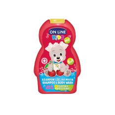 On line kids 2v1 šampon a sprchový gel NEW Sweet cherry 250 ml