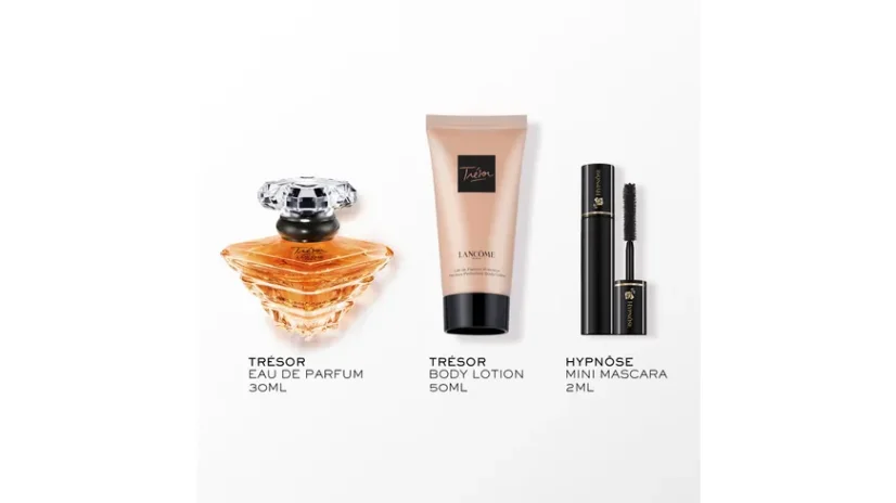 Lancome Tresor EDP 30 ml + tělové mléko 50 ml + řasenka 2 ml dárková sada