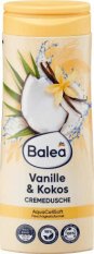 Balea krémový sprchový gel vanilka & kokos, 300 ml