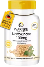 WARNKE Nattokinase 100 mg kapsle, 250 kapslí
