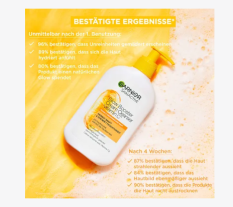 Garnier Skin Active Čisticí gel Glow Booster Vitamin C, 250 ml