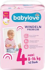 babylove Premium pleny maxi, 42 ks