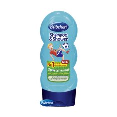 Bübchen Kids šampon a sprchový gel 2v1 Malý fotbalista 230 ml