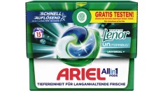 ARIEL All-in-1 UNIVERSAL+ - kapsle na praní All in 1 15ks