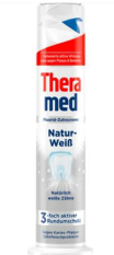 Zubní pasta Theramed Fluoride Natural White Triple All-Round Protection 100g