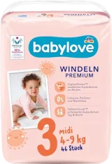 babylove Premium pleny, velikost 3, 46 ks