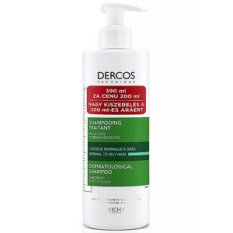 VICHY Dercos Šampon proti lupům na normální až mastné vlasy 390 ml