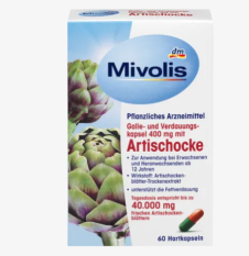 Mivolis Žluč a trávicí kapsle 400 mg s artyčokem, 60 kusů