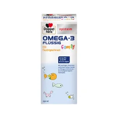 Doppelherz systém OMEGA-3 flüssig family mit Fruchtgeschmack, 250 ml